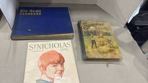 lot 2072 image: Collection of Historical Childrens Books - St. Nicholas Magazine & More