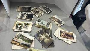 lot 2073 image: Mixed Lot of Early 1900s Postcards some are filled out