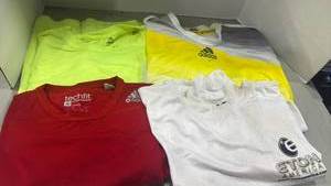 lot 2076 image: Adidas Techfit Compression Athletic Shirts Bundle size l and xl
