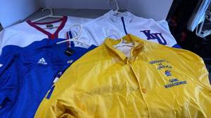 lot 2086 image: Ku jerseys and jackets sizes M,L and XL
