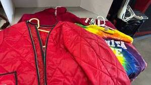 lot 2087 image: Worth racing jacket, jacket liner and WSU shirt size L