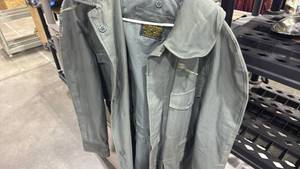 lot 2090 image: Sage Green Cotton Sateen Jacket Medium-R with liner