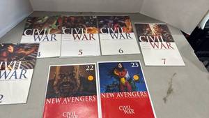 lot 2108 image: Marvel Civil War  & New Avengers civil ware not complete sets