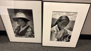 lot 2213 image: Framed Portrait Wall decor 20x16