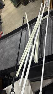 lot 3169 image: Curtain rods
