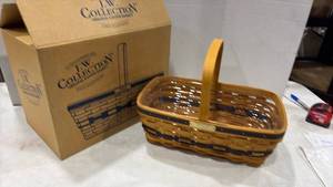 lot 4024 image: Longaberger J.W. Collection Easter Basket 1993