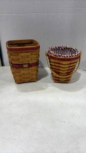 lot 4055 image: Longaberger Basket Set 1990