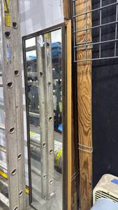 lot 3019 image: 2 Wall Mirror with Wood Frame 55.5x15