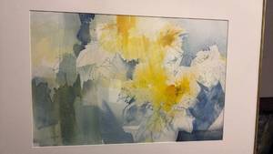 lot 3200 image: Framed pencil signed wall decor 24x31