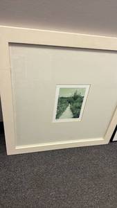 lot 3208 image: Framed pencil signed and number wall decor 24x24