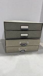 lot 3502 image: Desktop File Organizer drawers