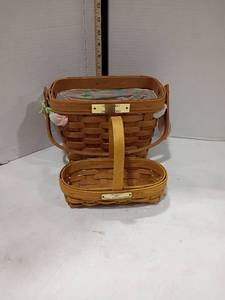 lot 4093 image: 1989 Longaberger Tour and 1994 Hostess Basket Set