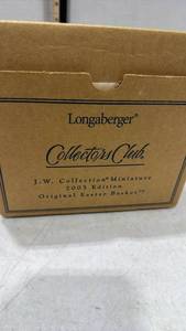 lot 4131 image: Longaberger Collectors Club Easter Basket 2003