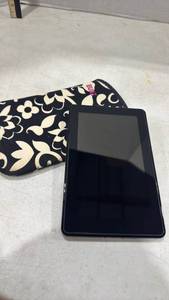 lot 4148 image: Amazon Kindle E-Reader with Floral Case