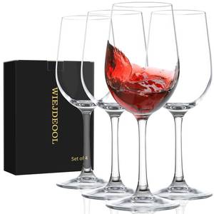 lot 3098 image: Red Wine Glasses Set of 4, 11oz, Premium Crystal Wine Glasses Hand Blown, Unique Birthday Gift or Wedding Anniversary