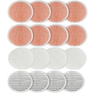 lot 4195 image: Replacement Pads For Bissell Spinwave Mop 16 Pads for Bissell SpinwaveSpin WaveCrosswave,ExpertPetCordless Hard Floor,2124 20393 2039a 20399 2039w 23159 23157 Spin Mop Cleaner Scrubscrubber pads