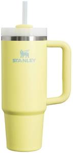 lot 4205 image: STANLEY Quencher H2.0 Tumbler with Handle and Straw 30 oz  Flowstate 3-Position Lid  Cup Holder Compatible for Travel  Insulated Stainless Steel Cup  BPA-Free  Pomelo
