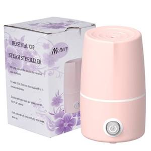 lot 4293 image: Mottery Menstrual Cup Sterilizer Period Cup Steamer Cleaner Machine High Temperature Wash Your Cup 99.9% Dirty 8 Minutes - Feminine Hygiene - Leak-Free (Pink Color)
