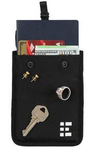 lot 4298 image: Hidden Bra Wallet - Travel Pouch and Secret Pocket for Passport, Money, Credit Cards - Undercover Stash for All Bra Sizes - Secure, Comfortable, Machine Washable - Black
