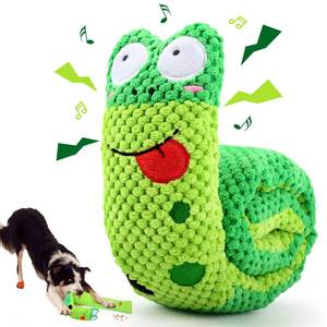 lot 4301 image: Letsmeet Squeak Dog Toys for Stress Release & Boredom Relief, Dog Puzzle IQ Training, Snuffle Foraging Instinct Training - Suitable for Small, Medium & Large Dogs