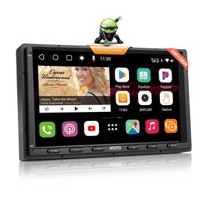 lot 7757 image: ATOTO S8 Ultra New 7 QLED Double Din Android Car Stereo, 8-Core 6G128G, Wireless CarPlay & Android Auto, 4G LTEWiFi, 4  49W Amp, 2 Bluetooth waptX HD,GPS Tracking&AI Chat, HD LRV, S8G2A79UN