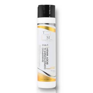 lot 8345 image: TEMBA MIAMI 3 in 1 SHAMPOOCONDITIONERBODY WASH, with ALOE VERA, ARGAN & COCONUT OIL, ROSEMARY EXTRACT, CAMELLIA Leaf Extract, 10 FL oz.