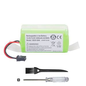 lot 8376 image: CQCEO Vacuum Cleaner Battery for Shark Ion RV700 RV720 RV725 RV750 RV755 RVbat700 14.4V 3400mAh (3-Prongs Connector)