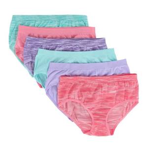 lot 8393 image: Fruit of the Loom girls Seamless Underwear Multipack Briefs, Brief - 6 Pack Assorted, 14-16 US