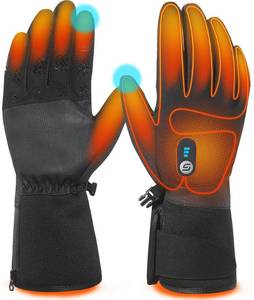 lot 11566 image: JS LifeStyle Heated Gloves for Men Women HG-05,7.4V 3000mAh Rechargeable Battery Wear-Resistant Heated Work Gloves With Touch Screen and Light-Off Design for Winter Driving Cycling Motorcycle