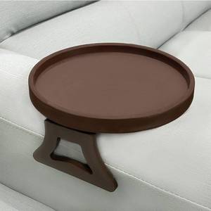 lot 11598 image: NDL Sofa Armrest Clip Table �� No-Slip Couch Tray for Drinks, Snacks, Remote, Gamepads, Adjustable Armchair Table for Living Room, Bedroom, Dorm �� Fits Most Armrests