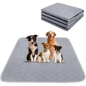 lot 11627 image: Conkote Reusable Pee Pads for Dogs Extra Large 60 x 48 Puppy Playpen Mat, Washable Pee Pads Heavy Absorbency Waterproof Dog Training Pads Non-Slip for Housebreaking, Whelping, Potty, Crate