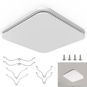 lot 11640 image: FG701S Universal Bathroom Exhaust Upgrade Grille Cover for Broan-NuTone, Included Grille Spring Clips (Small Medium Big)