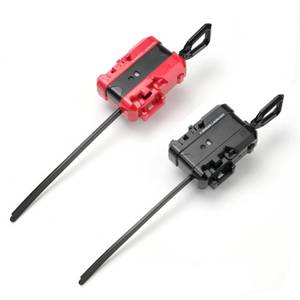lot 12118 image: AIBREAY 2 Pack X Winder Launcher, X Gyro Launcher Set for Players Battles, Only Work with X Series Right-Spinning Tops (Red  Black)