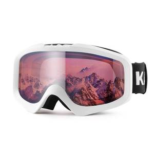 lot 12141 image: Karsaer Ski Goggles Anti-Fog Snow Goggles OTG 100% UV Protection Snowboard Goggles Bendable Dual-Lenses for Men Women Youth