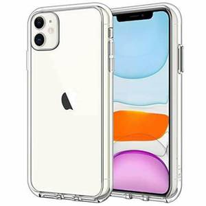 lot 12151 image: JETech Case for iPhone 11 6.1-Inch, Non-Yellowing Shockproof Phone Bumper Cover, Anti-Scratch Clear Back (Clear)