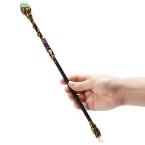 lot 12190 image: Rich Boxer Fine Handcrafted Crystal Magic Wand Green Aventurine Gemstone White Crystal Magic Wand for Witches and Wizards
