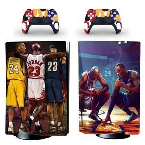 lot 12207 image: JOCHUI Console Decal Skin Basketball Legends Vinyl Sticker Compatible with PS5 Disk Standard Console Controllers Wrap Skins Basketball Goat