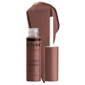 lot 12212 image: NYX PROFESSIONAL MAKEUP Butter Gloss, Non-Sticky Lip Gloss - Ginger Snap (Chocolate Brown)
