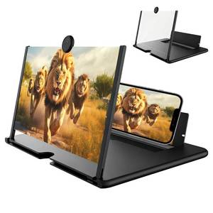 lot 12214 image: 10 INCH Mobile Phone Magnifier Screen,2026 New 3D HD Magnifier Projector Screen Enlarger for Movies,Videos,Gaming and Travel,Foldable Phone Stand with Screen Amplifier,Supports All Smartphones (Black)