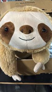 lot 13646 image: Plush weighted Sloth Stuffed Animal