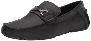lot 13665 image: Calvin Klein Mens Magnus Loafer, Black Weave Emboss, 9.5 M (used)
