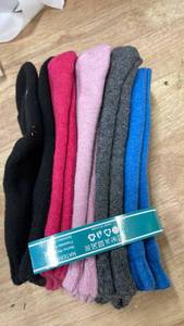 lot 13693 image: Childrens Wool Blend Winter Socks Multi-Pack