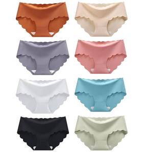 lot 14278 image: Demifill Teen Girls Seamless Underwear Tagless No Show Panties for Teens Pack of 8 Size 13-14 Years Mixed Color