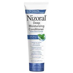 lot 14302 image: Nizoral Deep Moisturizing Conditioner with Mint & Tea Tree Oil for All Hair Types - Free of Sulfates, Parabens, Artificial Fragrances and Dyes, 9.4 oz