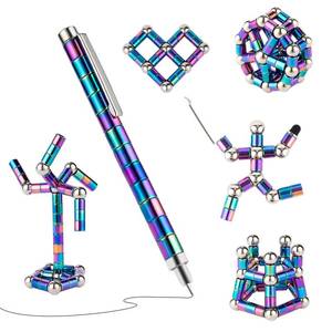 lot 14332 image: Color Fidget Pen,Magnetic Pen Fidget Toys,Cool Gadget Best for Stress and Anxiety Relief and Kill Time,Sensory Tool EDC Fidgeting Game,Unique Gifts for Adults and Teens