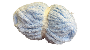 lot 15520 image: Blue Chenille Yarn - Set of 6