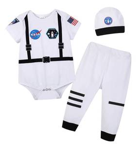 lot 16064 image: Zusnxaxe Newborn Baby Boys Girls Halloween Outfit Astronaut Costume for Children, Baby Spacesuit with hat, Birthday Gifts, Toddler Pretend Role Play Dress Up, Photo shoot, Summer 6-12 m