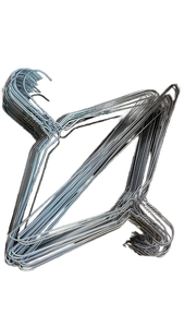lot 19274 image: Bulk Wire Hangers - Silver Aprox. 50