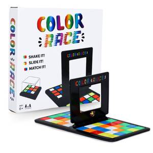 lot 19296 image: Point Games Color Race Game �� 2-Player Speed Race for Kids and Adults �� Shake, Slide and Match Brain-Teaser Puzzle Game �� Fun Speed-Solving Travel Board Games