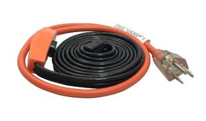lot 19307 image: Frost King HC6A Automatic Electric Heat Kit Heating Cables, 6 Feet, Black